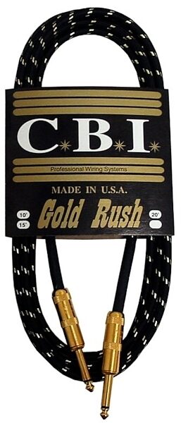 open zoom image for CBI Gold Rush Guitar Instrument Cable, Main