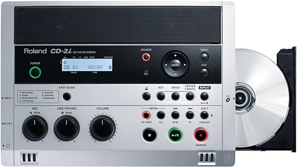 open zoom image for Roland CD-2i SD and CD Recorder, Open