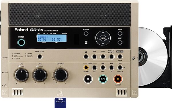 open zoom image for Roland CD-2U SD/CD Recorder, Main