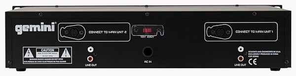open zoom image for Gemini CD200 Dual CD Player with Jog Wheel, Back