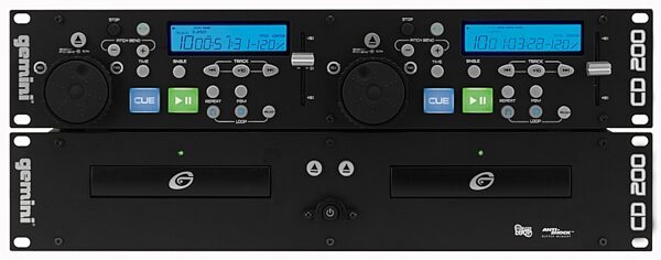 open zoom image for Gemini CD200 Dual CD Player with Jog Wheel, Front