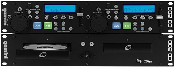 open zoom image for Gemini CD200 Dual CD Player with Jog Wheel, Main