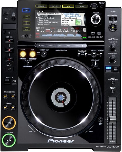 open zoom image for Pioneer CDJ-2000 Professional CD/MP3 Player, Top