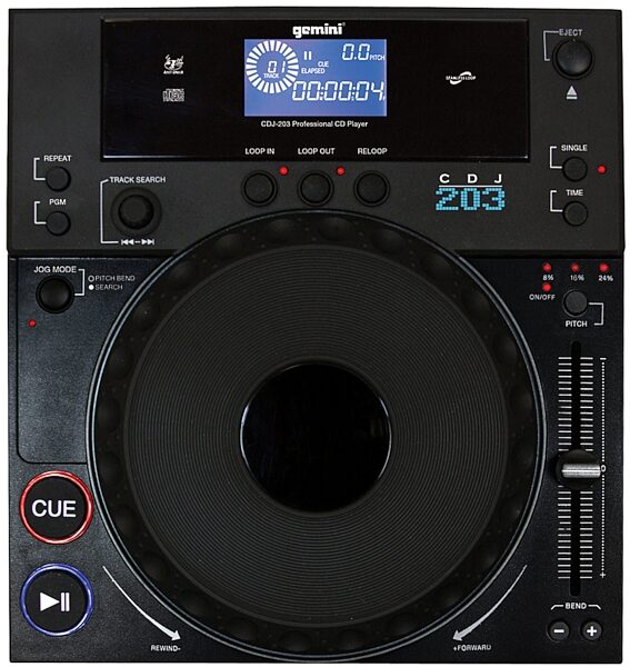 open zoom image for Gemini CDJ203 Professional Tabletop CD player, Main