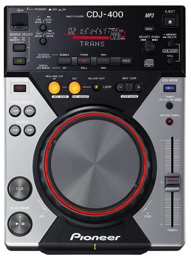 open zoom image for Pioneer CDJ-400 Pro CD/MP3 Player, Top