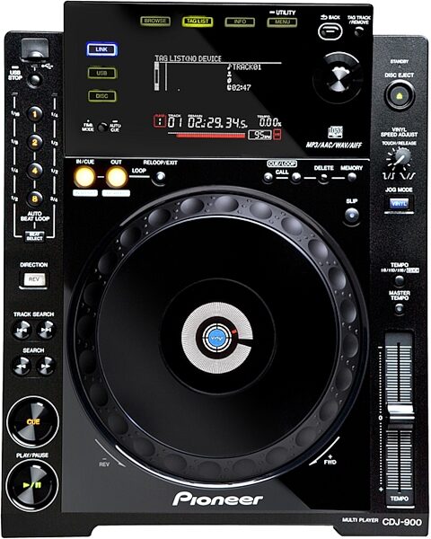 open zoom image for Pioneer CDJ-900 Professional CD/MP3 Player, Main