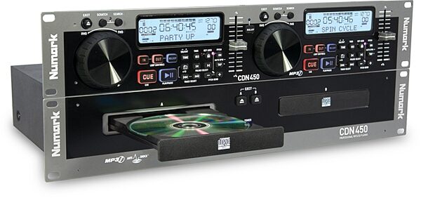 open zoom image for Numark CDN450 Rackmount Dual CD/MP3 Player, Main