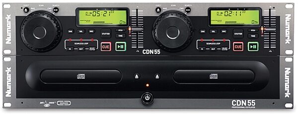 open zoom image for Numark CDN55 Rackmount Dual CD Player, Main