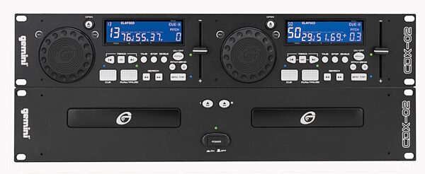 open zoom image for Gemini CDX02 Dual CD Player with Loop and Auto Cue, Main