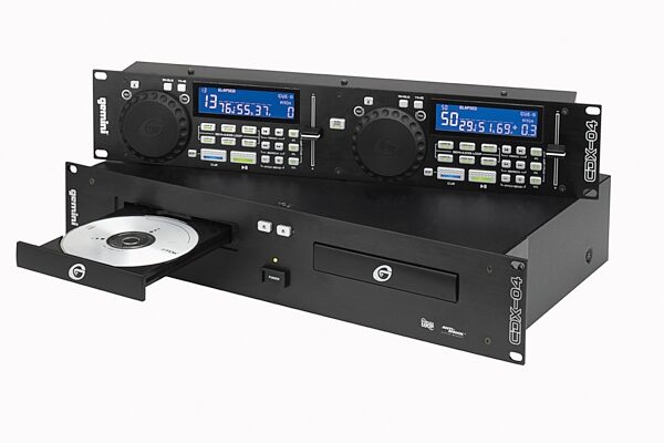 open zoom image for Gemini CDX04 Dual CD Player with AntiShock and Pitch, Angle open