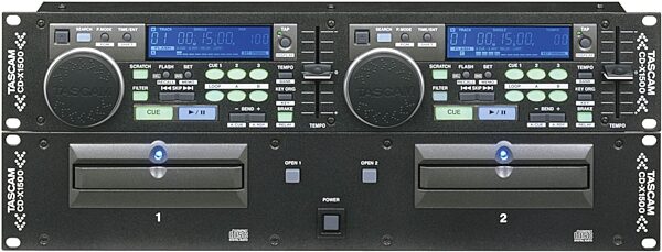 open zoom image for TASCAM CDX1500 Pro Dual CD Player, Main