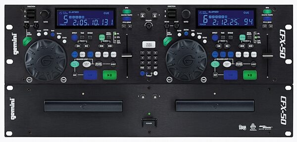 open zoom image for Gemini CFX50 Dual CD player, Main