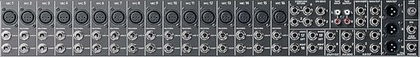 open zoom image for Mackie CFX20 Compact Mixer with Effects (20x4x1), Input Output Section