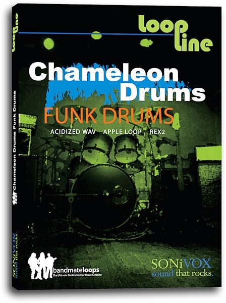 open zoom image for SONiVOX LoopLine Chameleon Drums 1 Funk Drums Loop Library, Main