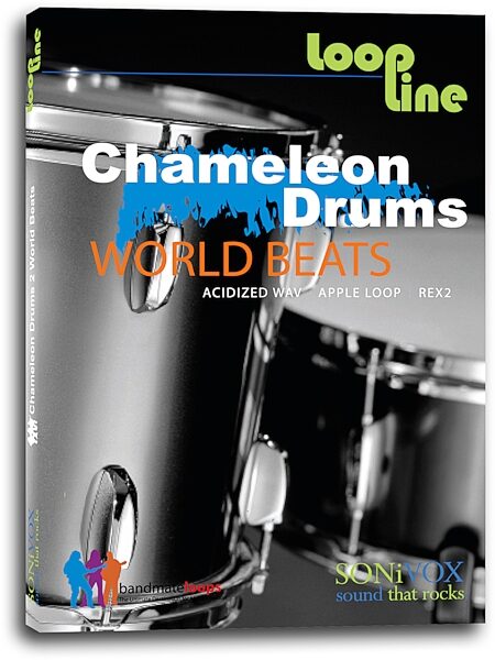 open zoom image for SONiVOX LoopLine Chameleon Drums 2 World Beats Loop Library, Main
