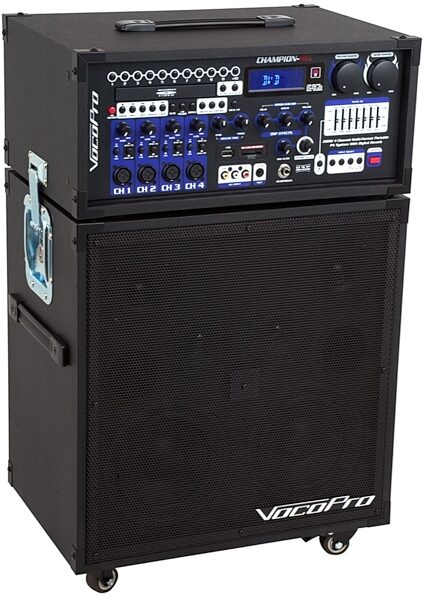 open zoom image for VocoPro CHAMPION-REC Portable PA System with Digital Recorder, Left