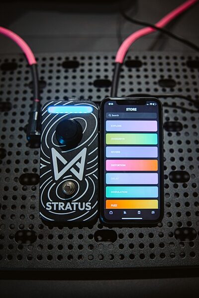 open zoom image for Chaos Audio Stratus Multieffects Pedal, Action Position Back