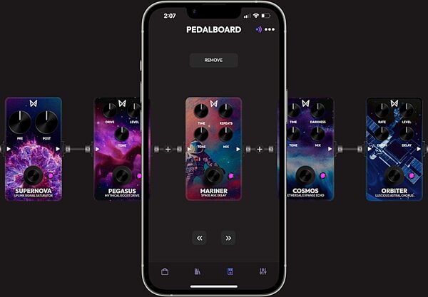 open zoom image for Chaos Audio Stratus Multieffects Pedal, Action Position Back