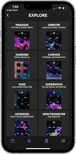 open zoom image for Chaos Audio Stratus Multieffects Pedal, Action Position Back