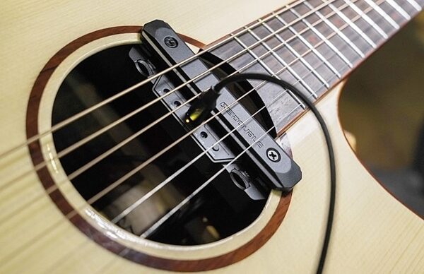 open zoom image for Kepma Double XO Soundhole Dual Magnetic Coil and Microphone Acoustic Guitar Pickup, New, Main