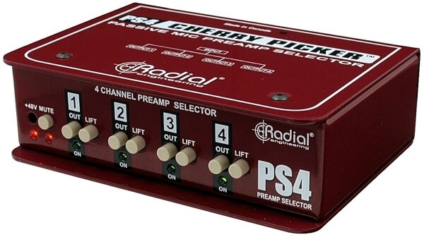 open zoom image for Radial Cherry Picker Studio Preamp Selector, Main
