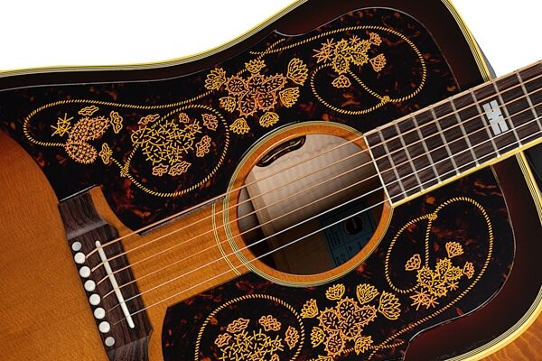 open zoom image for Epiphone Chris Stapleton USA Frontier Acoustic-Electric Guitar (with Case), Action Position Back