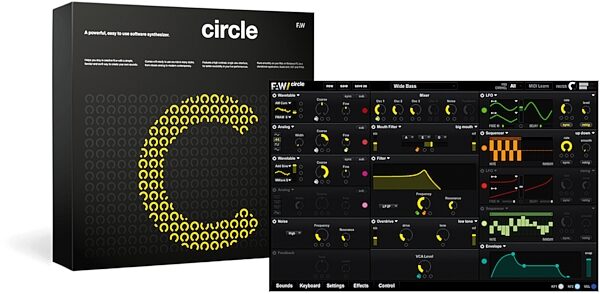 open zoom image for Future Audio Workshop Circle Software Synthesizer (Mac and Windows), Main