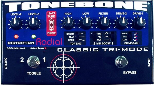 open zoom image for Radial Tonebone TriMode Distortion Pedal, Main
