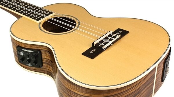 open zoom image for Lanikai O6-EK Tenor Acoustic-Electric Ukulele (6-String), Closeup