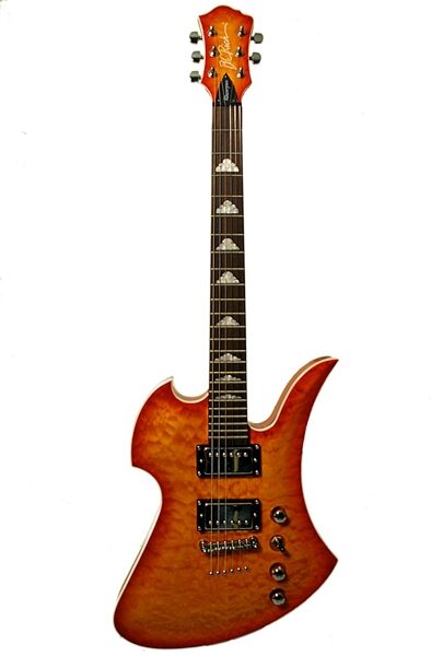 open zoom image for B.C. Rich Masterpiece Mockingbird Electric Guitar, Transparent Amber Burst
