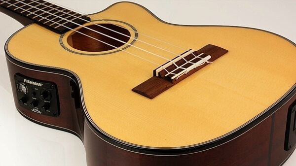 open zoom image for Lanikai ST-EK Tenor Acoustic-Electric Ukulele, Side