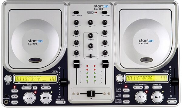 open zoom image for Stanton CM.205 Dual Top Load CD/MP3 Player and Mixer, Main