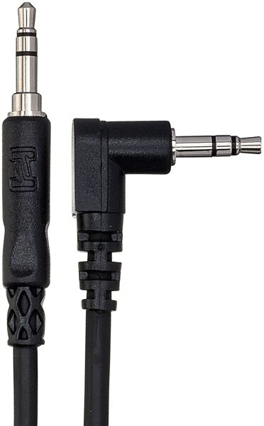 open zoom image for Hosa Stereo Interconnect 3.5 mm Right-Angle TRS to TRS Cable, 3 foot, HOSCMMR Main