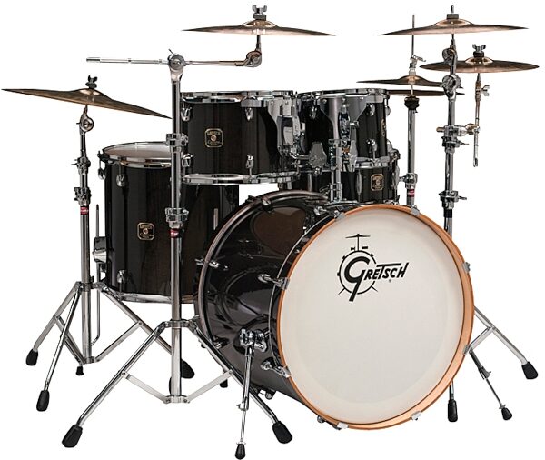 open zoom image for Gretsch CMT-E825 Catalina Maple 5-Piece Drum Shell Kit, Transparent Ebony