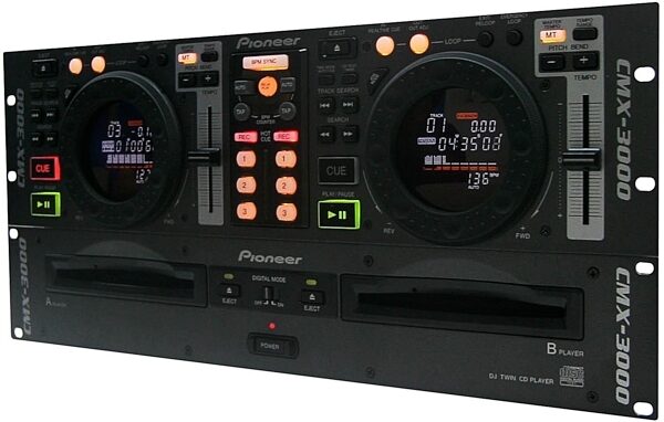 open zoom image for Pioneer CMX3000 Dual Rackmount CD Player, Main