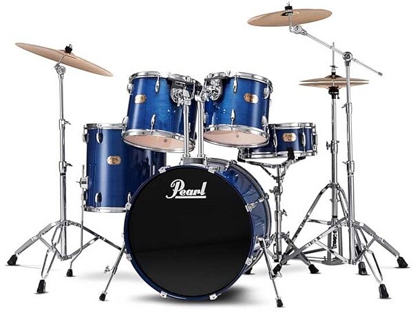 open zoom image for Pearl ELX825 Export Select 5-Piece Drum Kit, Cobalt Mist