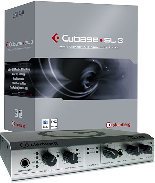 open zoom image for Steinberg System4 Bundle Cubase SL with MI4 (Macintosh and Windows), Main