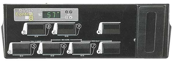 open zoom image for DigiTech Control 8 MIDI Foot Controller with Expression Pedal, Main