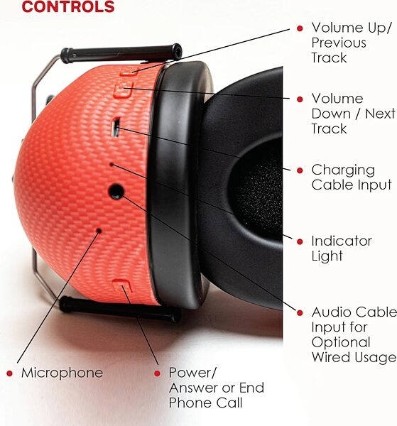 open zoom image for Vic Firth Bluetooth Isolation Headphones, Detail