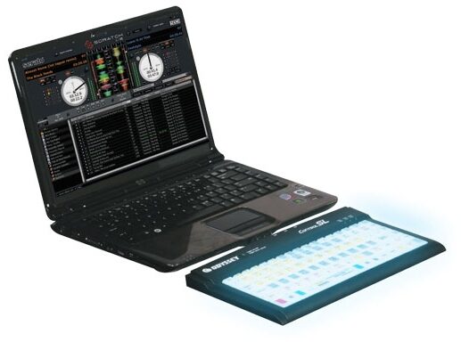open zoom image for Odyssey CONTROLSL SL Serato USB Keyboard, In Use 1