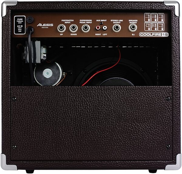 open zoom image for Alesis CoolFire 15 Acoustic Guitar Amplfifer with DSP (15 Watts, 1x8 in.), Back