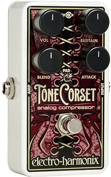 open zoom image for Electro-Harmonix Tone Corset Compressor Pedal, New, Action Position Back