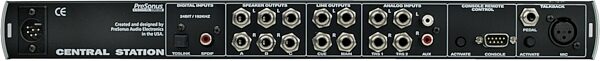 open zoom image for PreSonus Central Station Plus Studio Monitor Control Center with Remote, New, Back