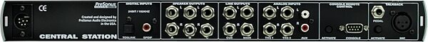 open zoom image for PreSonus Central Station Studio Monitor Control Center, Rear
