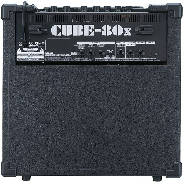 open zoom image for Roland Cube 80X Guitar Combo Amplifier (80 Watts, 1x12 in.), Rear
