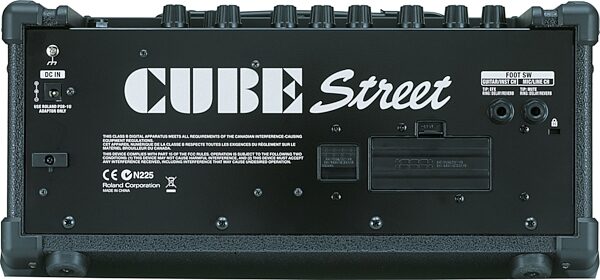 open zoom image for Roland Cube Street Battery-Powered Stereo Guitar Combo Amplifier (5 Watts, 2x6.5"), Back