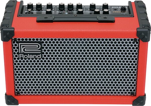 open zoom image for Roland Cube Street Battery-Powered Stereo Guitar Combo Amplifier (5 Watts, 2x6.5"), Red Front