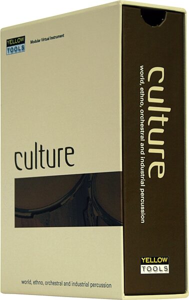 open zoom image for Yellow Tools Culture Percussion VSTi (Macintosh and Windows), Box View