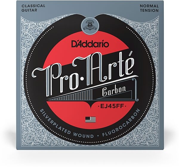 open zoom image for D'Addario Pro-Arte Carbon Classical Guitar Strings, Dynacore Basses, Normal Tension, EJ45FF, Action Position Back