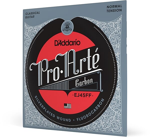 open zoom image for D'Addario Pro-Arte Carbon Classical Guitar Strings, Dynacore Basses, Normal Tension, EJ45FF, Action Position Back